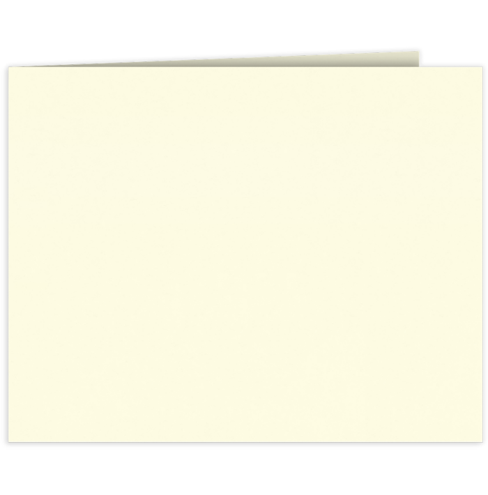 Landscape Certificate Holder w/Short Hinge  Ecru Natural