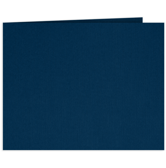 Landscape Certificate Holder w/Short Hinge  Nautical Blue