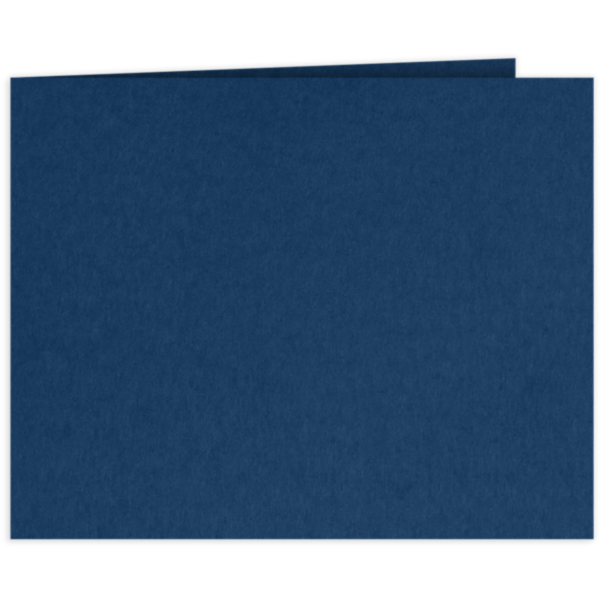 Landscape Certificate Holder w/Short Hinge  Inkwell Blue