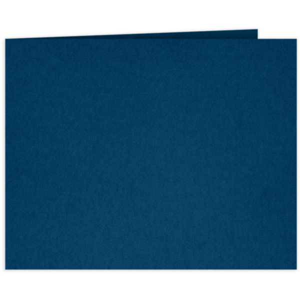 Landscape Certificate Holder w/Short Hinge  Oxford Blue