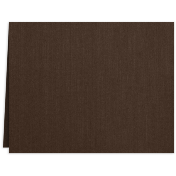 Long Hinge Landscape Certificate Holder Dark Espresso Brown