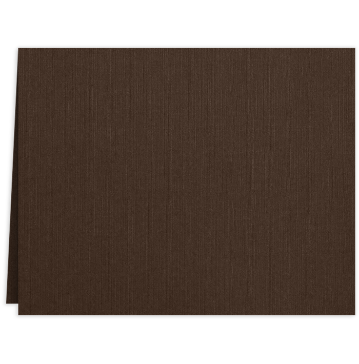 Long Hinge Landscape Certificate Holder Dark Espresso Brown