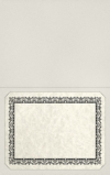 Long Hinge Landscape Certificate Holder Snowstorm Gray