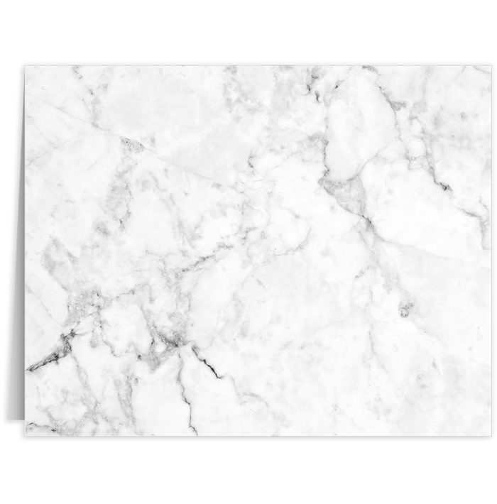 Long Hinge Landscape Certificate Holder White/Gray Marble