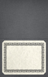 Long Hinge Landscape Certificate Holder Iron Gray