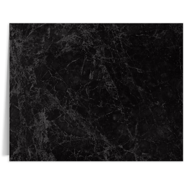 Long Hinge Landscape Certificate Holder Black Marble