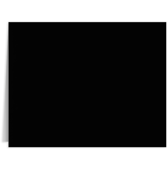 Long Hinge Landscape Certificate Holder Midnight Black