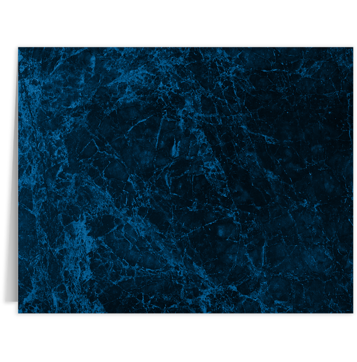 Long Hinge Landscape Certificate Holder Dark Blue Marble