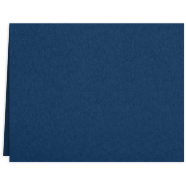 Long Hinge Landscape Certificate Holder Inkwell Blue