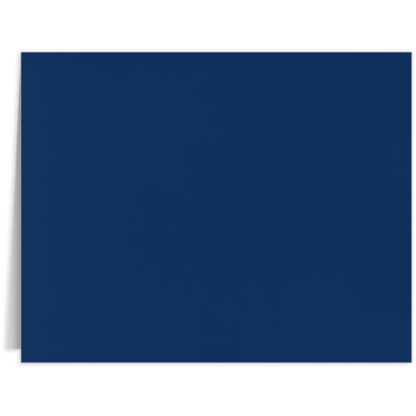 Long Hinge Landscape Certificate Holder Dark Navy Blue