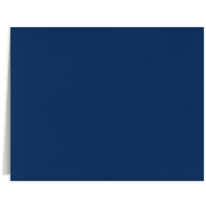 Long Hinge Landscape Certificate Holder Dark Navy Blue