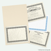 9 1/2 x 12 Certificate Holder Natural Linen