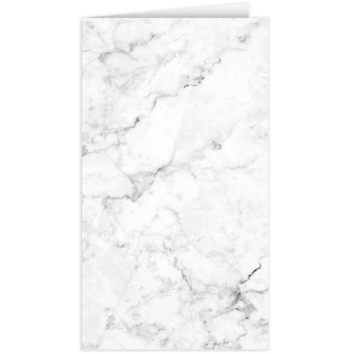 Card Holder (2 3/4 x 3 3/4) White/Gray Marble