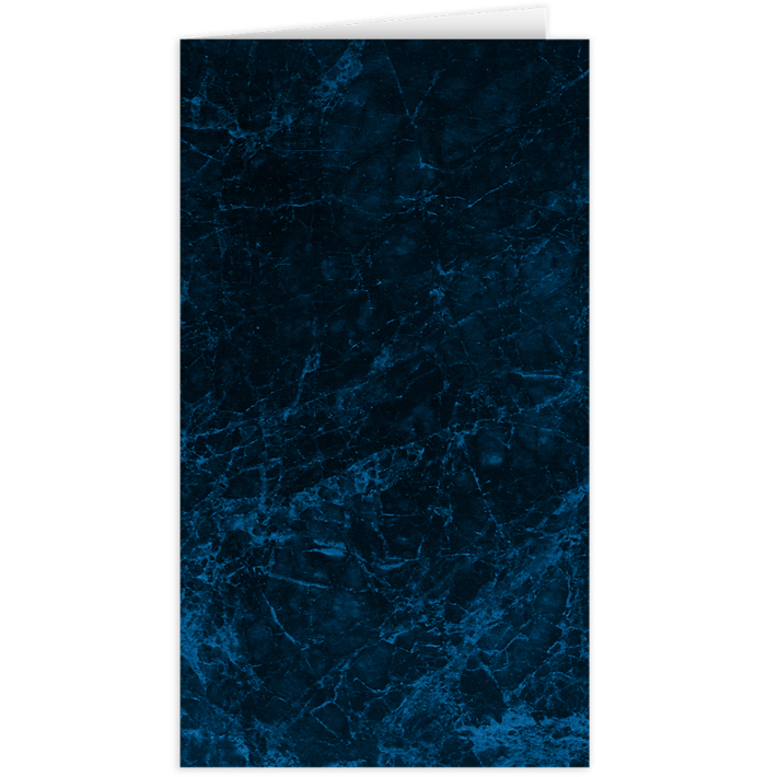 Card Holder (2 3/4 x 3 3/4) Dark Blue Marble