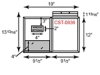 9 1/2 x 12 CONFORMER Folder w/1 Pocket (Left) & Optional Window 