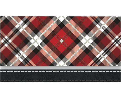Currency Envelopes (3 1/2 x 8 1/2) (Pack of 4 w/Envelopes) Authentic Plaid