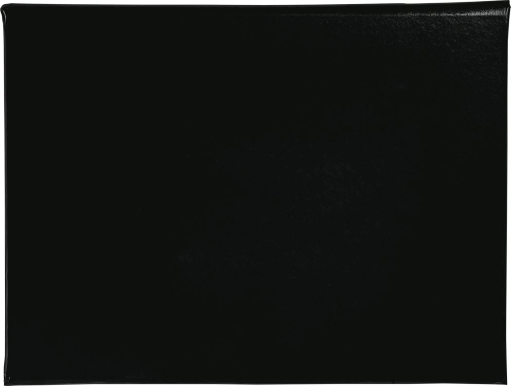 5 x 7 Padded Diploma Cover Black