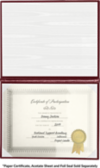 8 1/2 x 11 Padded Diploma Cover Maroon