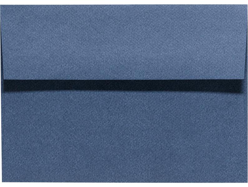 A7 Invitation Envelopes (5 1/4 x 7 1/4) - Navy Blue Metallic, Peel