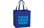 Non-Woven Shopping Tote Bag (Silk-Screen) Royal Blue