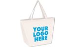 Non-Woven Budget Shopper Tote Bag (Silk-Screen) White