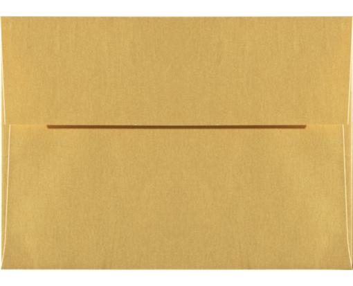 A7 Invitation Envelope (5 1/4 x 7 1/4) - Debossed Textured Gold Metallic