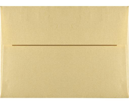 A7 Invitation Envelope (5 1/4 x 7 1/4) - Debossed Textured Blonde Metallic
