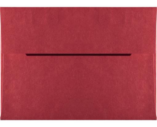 A7 Invitation Envelope (5 1/4 x 7 1/4) - Debossed Textured Ruby Red
