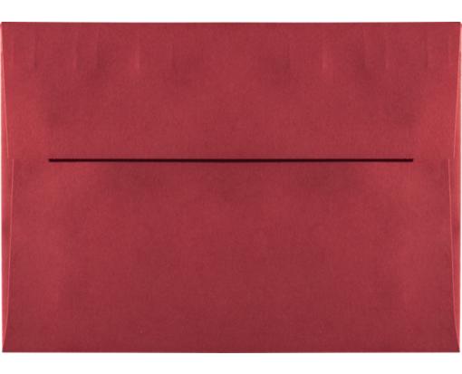 A7 Invitation Envelope (5 1/4 x 7 1/4) - Debossed Textured Holiday Red