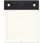 5x6 Standard Issue Post Bound Notepad - Black, DW-PPB56-2008