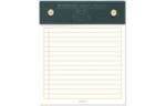 5 x 6 Standard Issue Post Bound Notepad Green