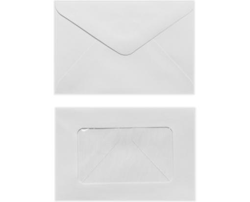 #56 Mini Window Envelope (3 x 4 1/2) White