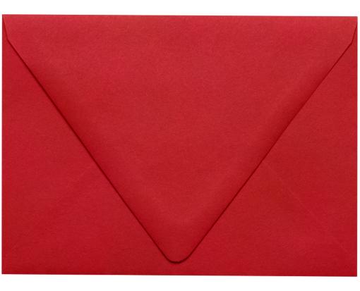 A6 Contour Flap Envelope (4 3/4 x 6 1/2) Ruby Red