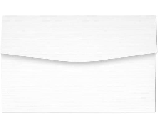 5 x 7 7/8 V-Pocket Invitation 100lb. White Linen