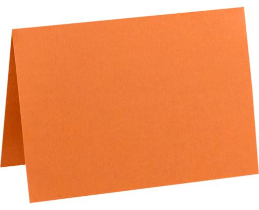 A1 Folded Card (3 1/2 x 4 7/8) Mandarin