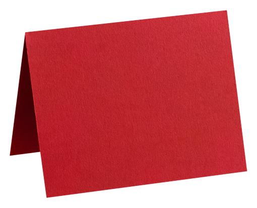 A1 Folded Card (3 1/2 x 4 7/8) Ruby Red
