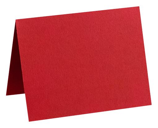 A2 Folded Card (4 1/4 x 5 1/2) Ruby Red