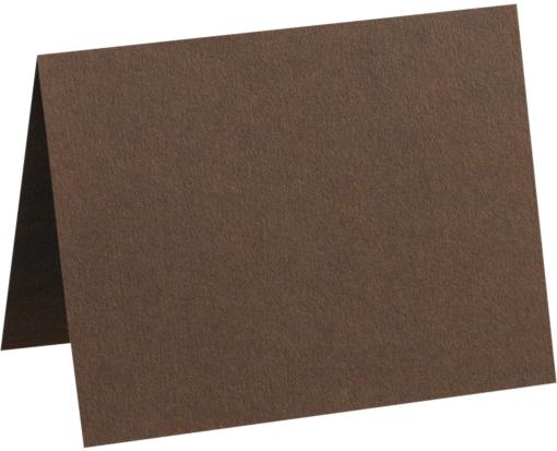 A6 Folded Card (4 5/8 x 6 1/4) Chocolate