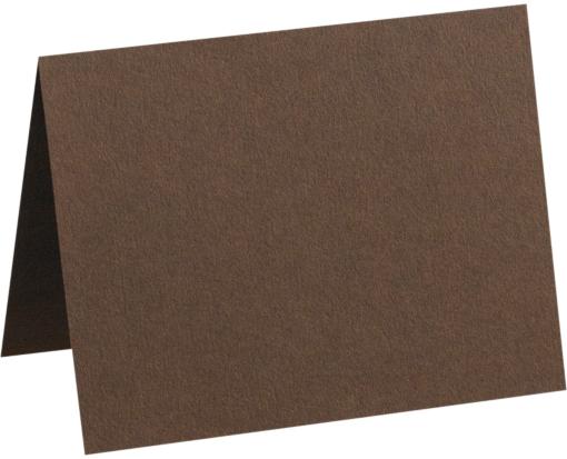 A7 Folded Card (5 1/8 x 7 ) Chocolate