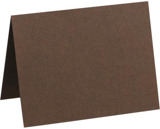 A9 Folded Card (5 1/2 x 8 1/2) Chocolate