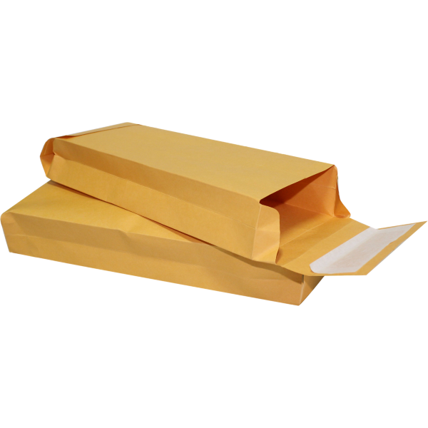 Blank 5 X 11 X 2 Expansion Envelope 40lb Brown Kraft Folders Com