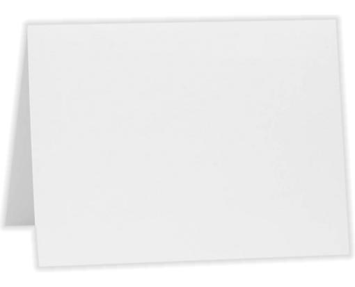 4 1/4 x 6 Folded Card 100lb. White Matte