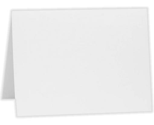 5 x 7  Folded Card 100lb. White Matte