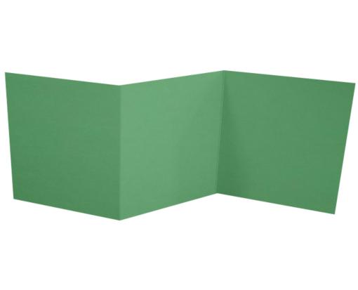 6 1/4 x 6 1/4 Z-Fold Invitation Holiday Green