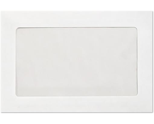 6 x 9 Full Face Window Envelope 20lb. White