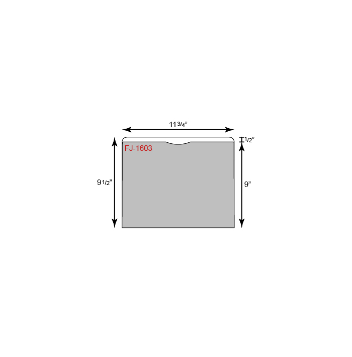 Standard Size File Folder (11 3/4 x 9 1/2) 