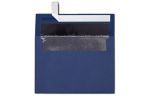 A7 Invitation Envelope (5 1/4 x 7 1/4) Navy w/Silver LUX Lining