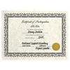 Embossed Foil Seal (1 1/2) Gold Academic Excellence