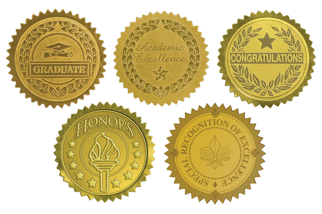 Custom Gold Seal Stickers For Certificates Arts Arts vrogue.co