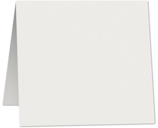 6 x 6 Square Folded Card Natural White 100% Cotton 118lb.